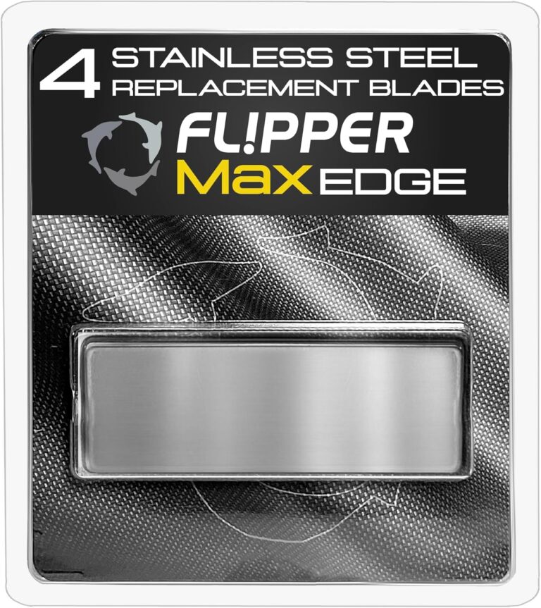 Flipper Edge MAX Stainless Steel Blades - 4pk6