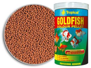 Tropical Goldfish Premium Line Goldfish Color Pellet 100ml/36gr basic granulate feed for intensifying the colours of goldfish and young koi; with beta-glucan